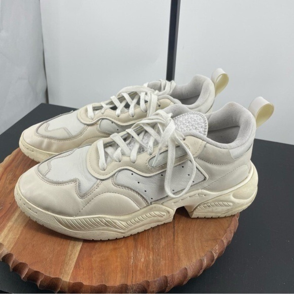 ADIDAS Supercourt RX‎ Cloud cream White Leather Athletic EE6328 Sneakers 10.5
